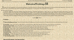 Desktop Screenshot of historicaltrekking.com