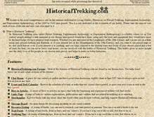 Tablet Screenshot of historicaltrekking.com